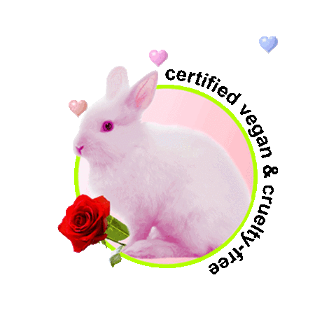 bunny vegan Sticker by LimeCrime