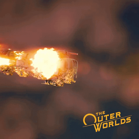 Crash Landing Obsidian GIF by The Outer Worlds