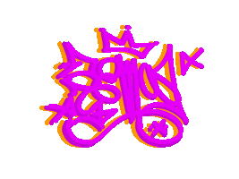 Street Art Typography Sticker