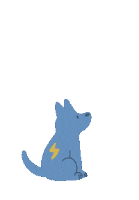 actionplan dog wait spark actionplan Sticker