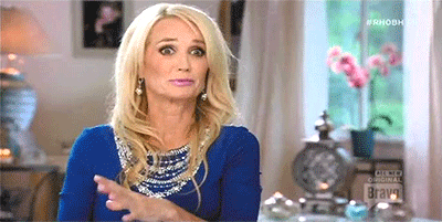 scared real housewives of beverly hills GIF