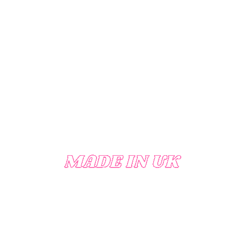 Uk Flag Pink Sticker by Glowb