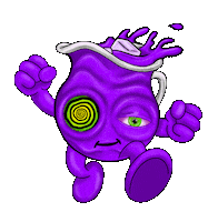 ShadowsLifeOfficial running scary alien koolaid Sticker