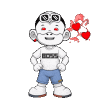 Like A Boss Sticker by Zhot