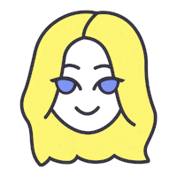 Girl Smile Sticker