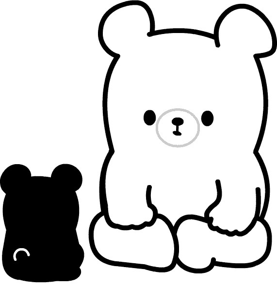 slap hit Sticker by Shiny bear