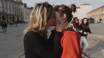 Strangers Kiss in Real Life