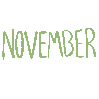 Fall November Sticker