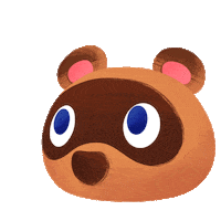 nathjoyce money animal crossing racoon acnh Sticker