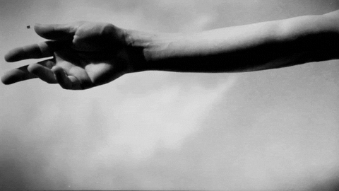 Hand Reaching Out GIF by erica shires