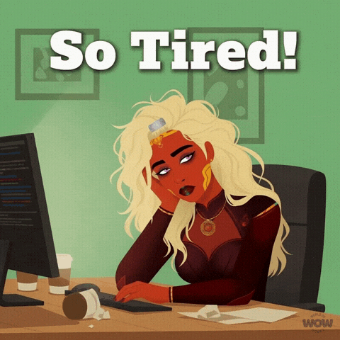 Tired Eyes GIF by World Of Women