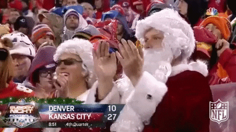 Santa Claus Football GIF by NFL