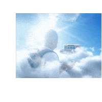 School Bus Angel Sticker