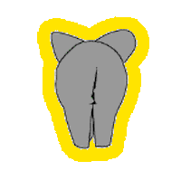 zuckerstueckpeitsche elefant benjamin blümchen zuckerstück peitsche zuckerstück Sticker