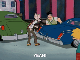 hey arnold nicksplat GIF