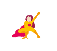 Food_Saver food superhero hero super hero Sticker