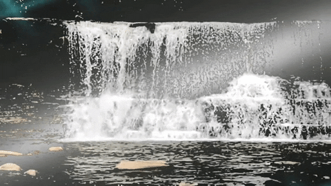 desireedynamite creative fantasy waterfall artsy GIF
