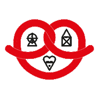 Pretzel Breze Sticker by m.ing.a