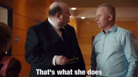 that's what she does gerry dee GIF by Mr. D