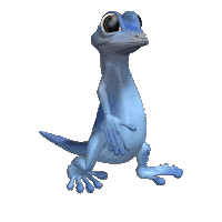 gecko STICKER by AnimatedText