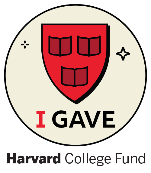 Harvard Alumni I Gave Sticker by Harvard Alumni Association