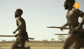 CuriosityStream running run chase hunting GIF