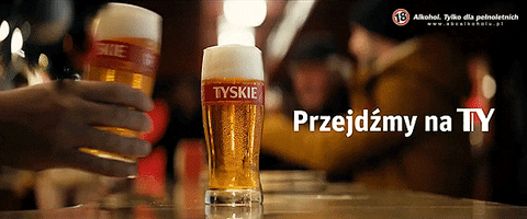 Beer Cheers GIF by Tyskie