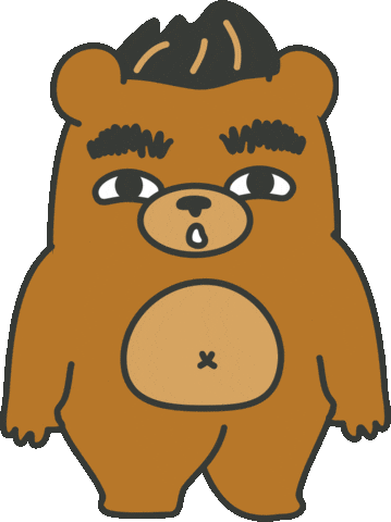 Serious Talk Sticker by maludbear
