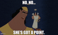 Emperors New Groove Got A Point GIF