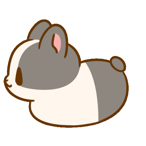 Rabbit Rotation Sticker