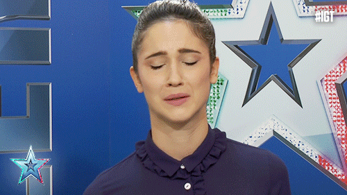 lodovica comello reaction gif GIF by Italia's Got Talent