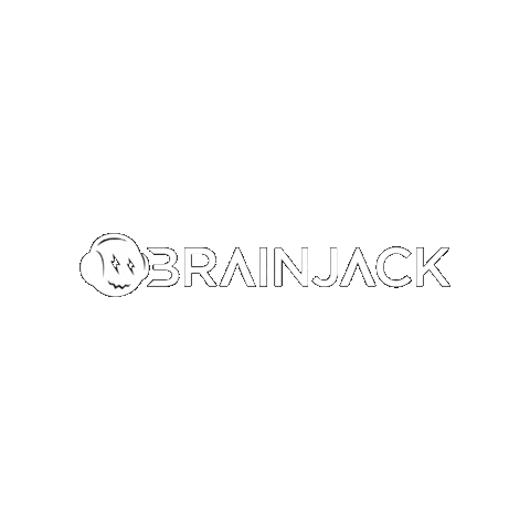 Brainjack Pointing Sticker by Brainjack Music
