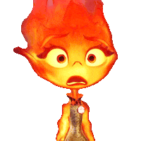 Shocked Animation Sticker by Disney Pixar