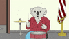 Drums Koala GIF