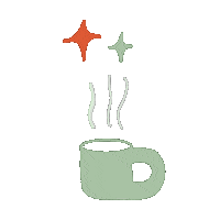 jennaisfeeling coffee sparkles mug coffeetime Sticker