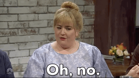 Oh No Reaction GIF by Saturday Night Live