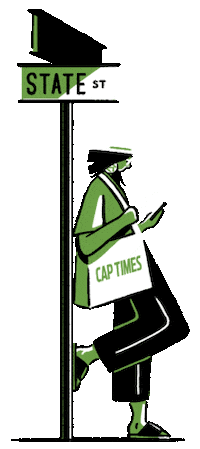 Wisconsin Newspaper Sticker by Cap Times