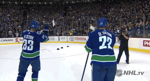ice hockey goodbye GIF by NHL