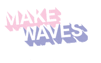 make waves hair Sticker by The Beachwaver
