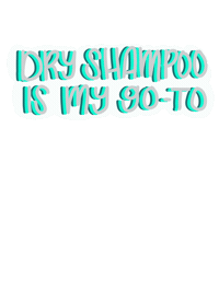 Bmedidesigns shampoo monat dryshampoo brittt12 Sticker