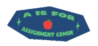 thenewplayground apple backtoschool assignment thenewplayground Sticker