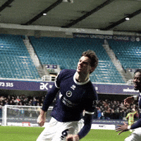 Celebration Hug GIF by MillwallFC