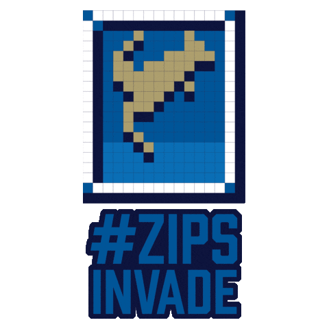 Zips Sticker by The University of Akron
