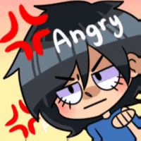 Limonaa_ anime cartoon angry chibi GIF