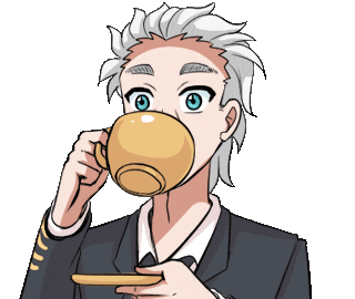 Tea Drinking Sticker by Jin