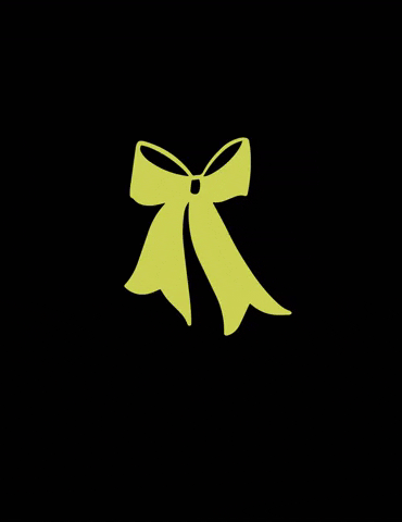 kelseyklos giphygifmaker bow ribbon chartreuse GIF