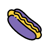 Hot Dog Burger Sticker by GoGetters®