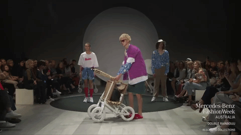 double rainbouu GIF by Mercedes-Benz Fashion Week Australia