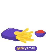 Fries Love Sticker by Getir