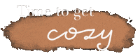 Gemütlich Get Cozy Sticker